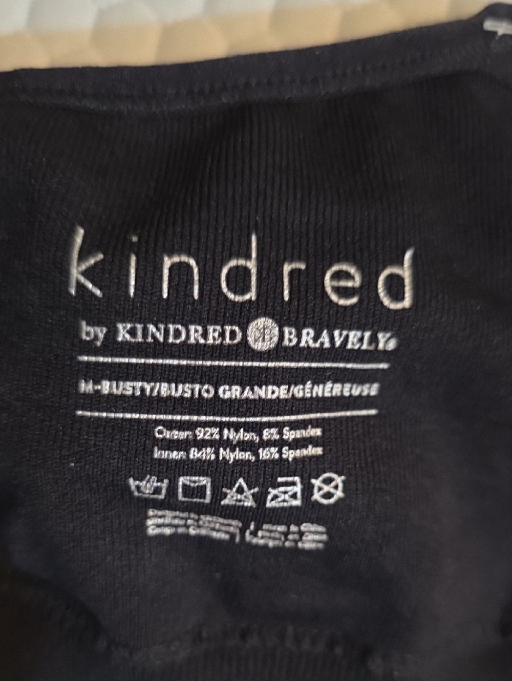 Kindred Bravely Black Wireless Nursing Bralette - Picture 3 of 4